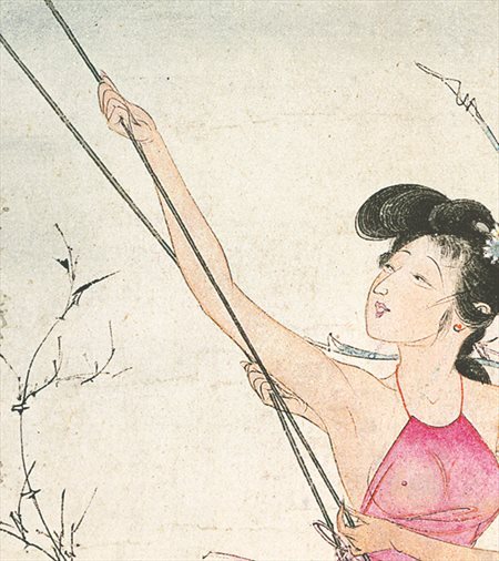 涟源-胡也佛的仕女画和最知名的金瓶梅秘戏图